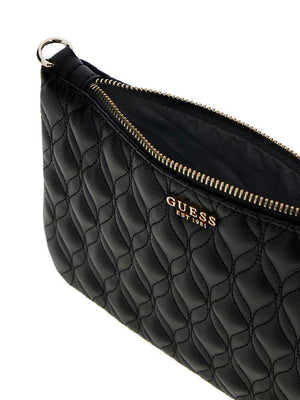 GUESS 1 USCITA Pochette Flat Guess Maxine Quilted - Nero