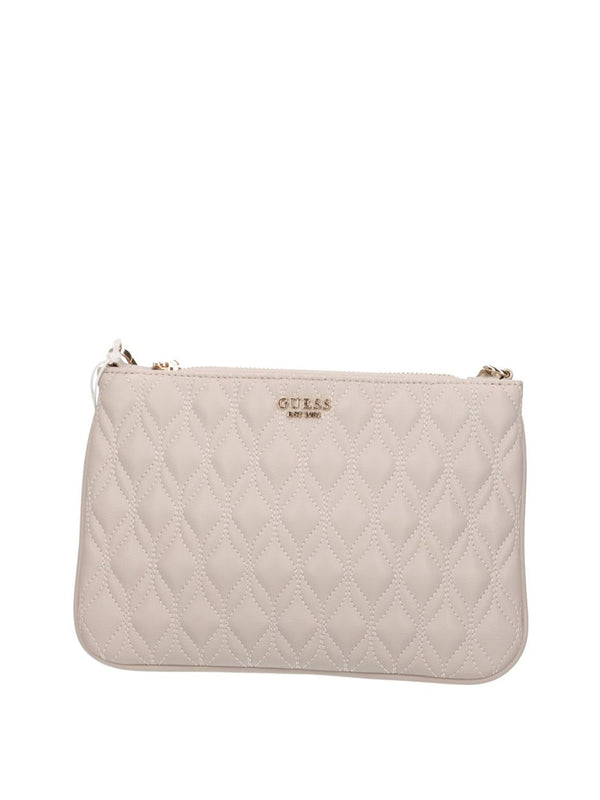 GUESS 1 USCITA Pochette Flat Guess Maxine Quilted - Taupe