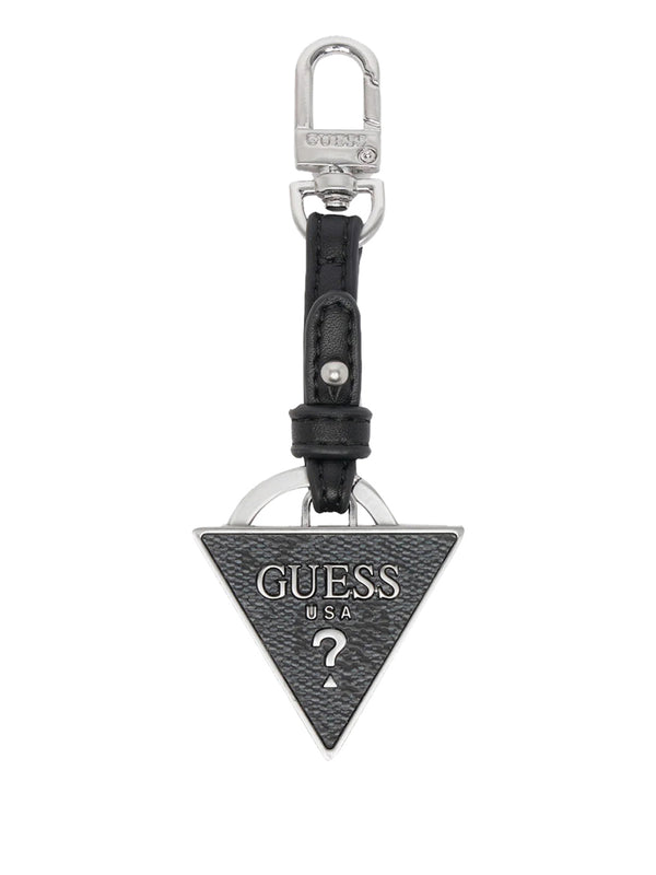 GUESS 1 USCITA Portachiavi Guess Metal Triangle Keyring - Dark Black