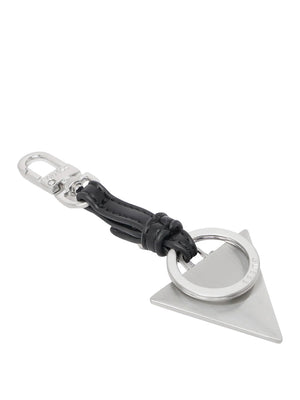 GUESS 1 USCITA Portachiavi Guess Metal Triangle Keyring - Dark Black