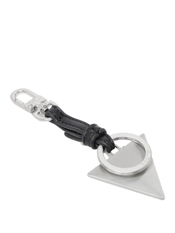 GUESS 1 USCITA Portachiavi Guess Metal Triangle Keyring - Dark Black