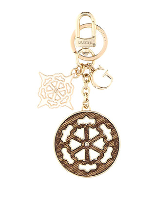 GUESS 1 USCITA Portachiavi Guess Ella Logo - Beige