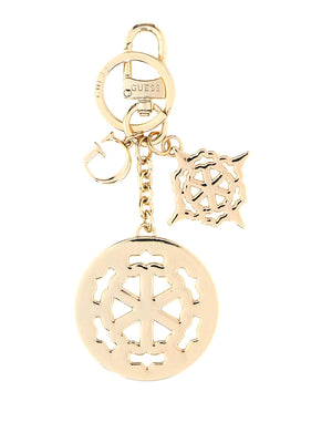 GUESS 1 USCITA Portachiavi Guess Ella Logo - Beige