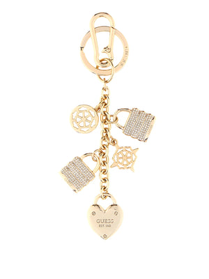 GUESS 1 USCITA Portachiavi Guess Keyring - Oro