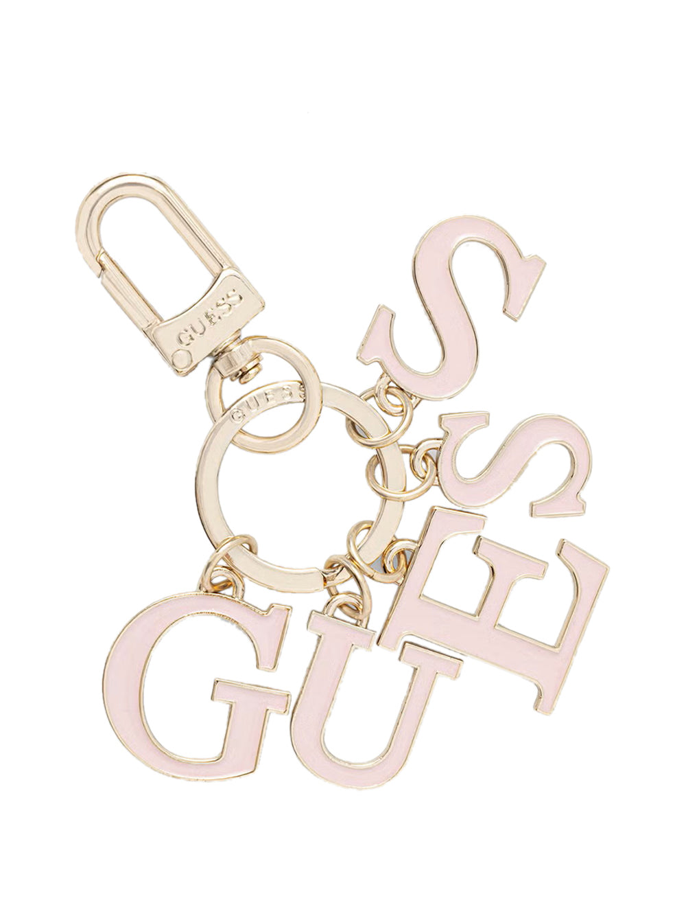GUESS 1 USCITA Portachiavi Guess Logo - Rosa