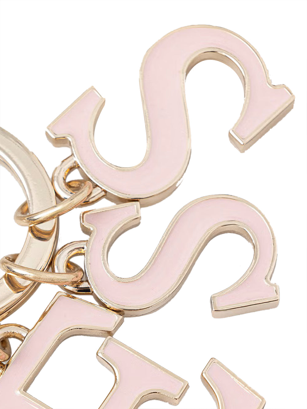 GUESS 1 USCITA Portachiavi Guess Logo - Rosa