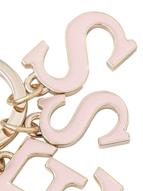 GUESS 1 USCITA Portachiavi Guess Logo - Rosa