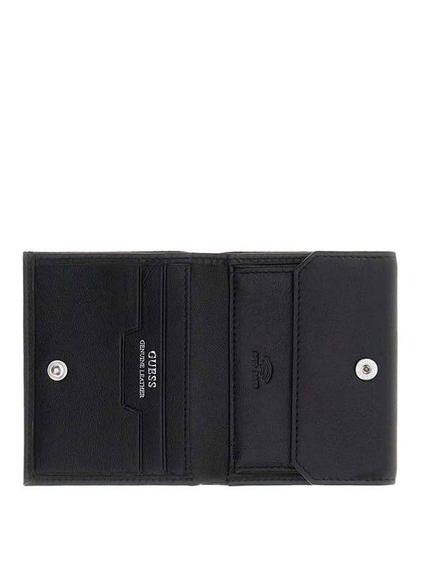GUESS 1 USCITA Portafoglio Guess Boston Trifold - Nero