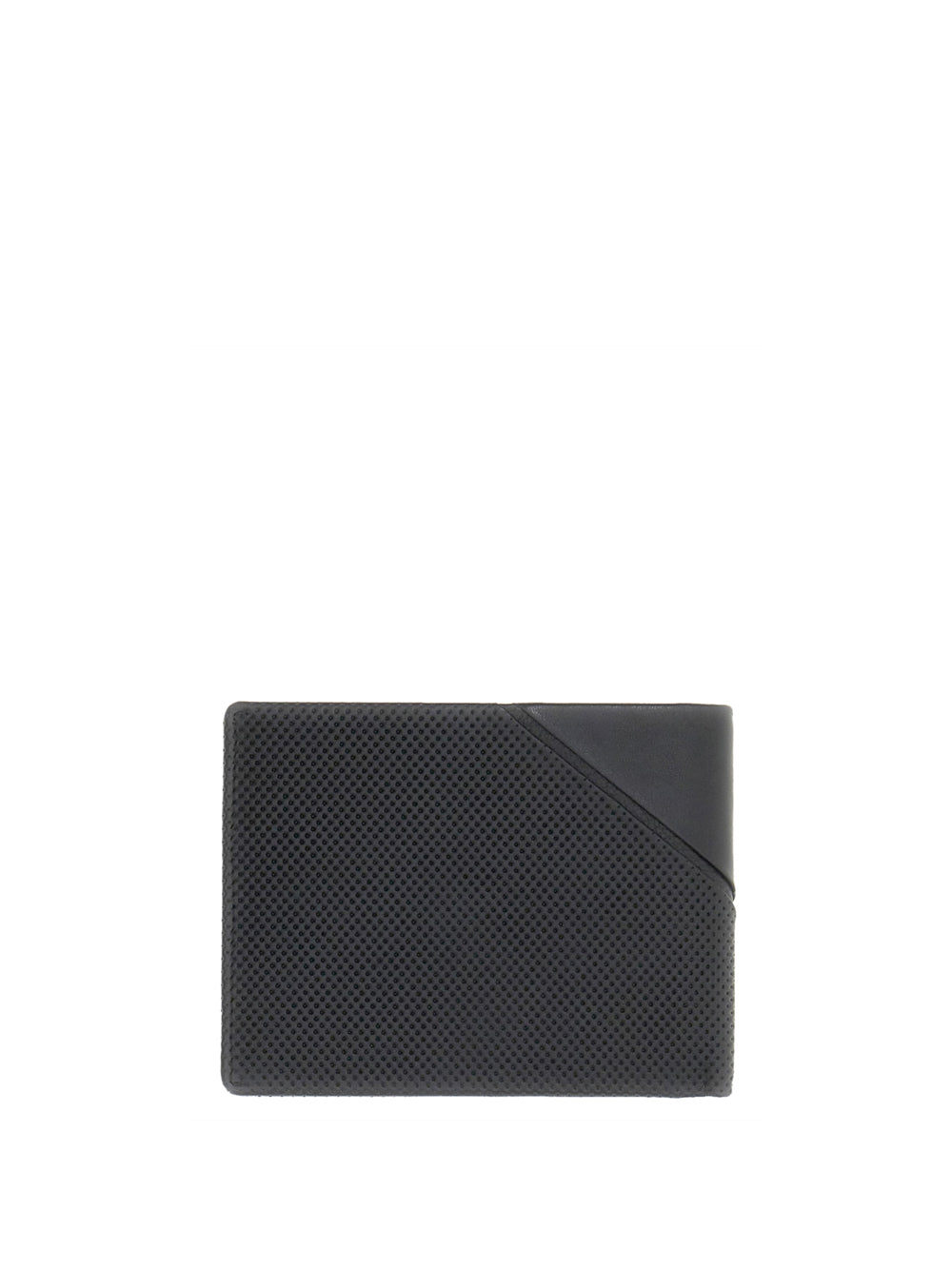 GUESS 1 USCITA Portafoglio Guess Boston In Vera Pelle Con Logo - Nero