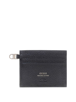 GUESS 1 USCITA Porta Carte Guess In Pelle Monaco - Nero