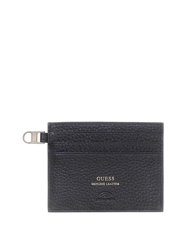 GUESS 1 USCITA Porta Carte Guess In Pelle Monaco - Nero