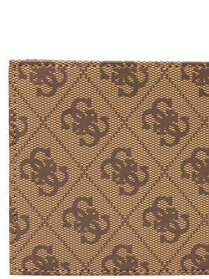 GUESS 1 USCITA Portafoglio Guess Milano w/Coin Beige Marrone