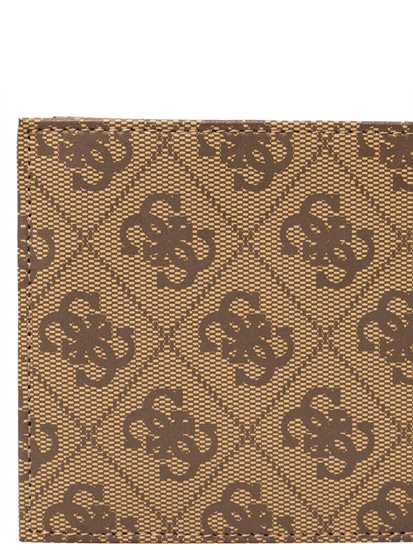 GUESS 1 USCITA Portafoglio Guess Milano w/Coin Beige Marrone