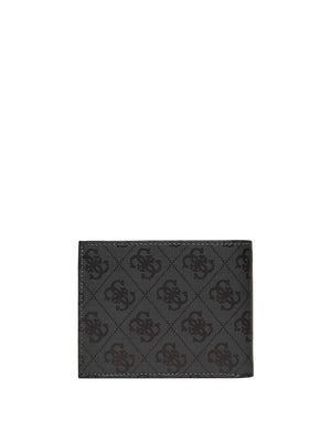 GUESS 1 USCITA Portafoglio Milano Bllfld W Coin Pocket Uomo - Nero