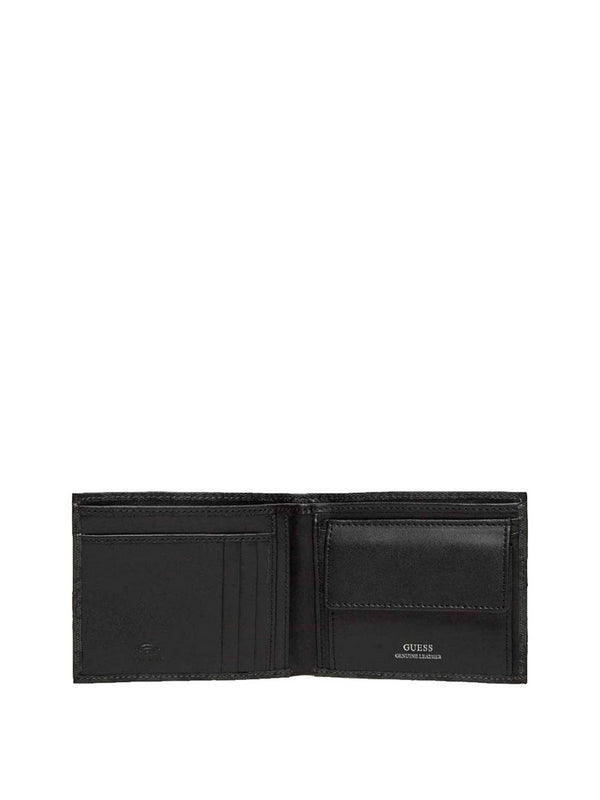 GUESS 1 USCITA Portafoglio Milano Bllfld W Coin Pocket Uomo - Nero