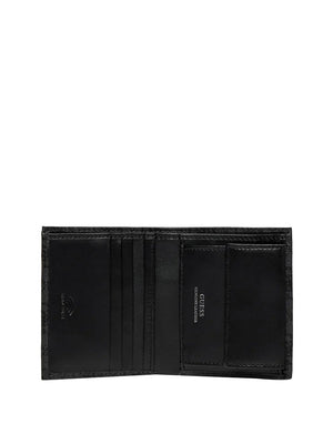 GUESS 1 USCITA Portafoglio Milano Bifold S Uomo - Nero