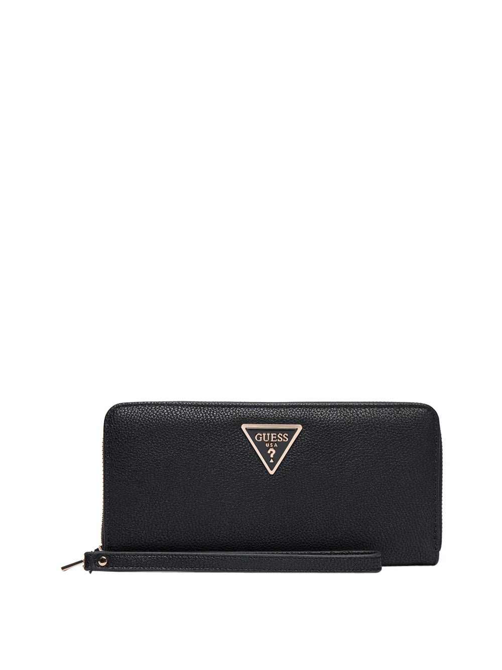 GUESS 1 USCITA Maxi Portafoglio Guess Laurel Triangolo Logo - Nero