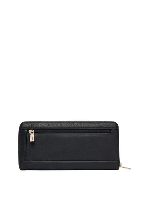 GUESS 1 USCITA Maxi Portafoglio Guess Laurel Triangolo Logo - Nero