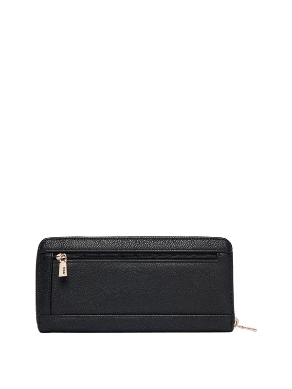 GUESS 1 USCITA Maxi Portafoglio Guess Laurel Triangolo Logo - Nero