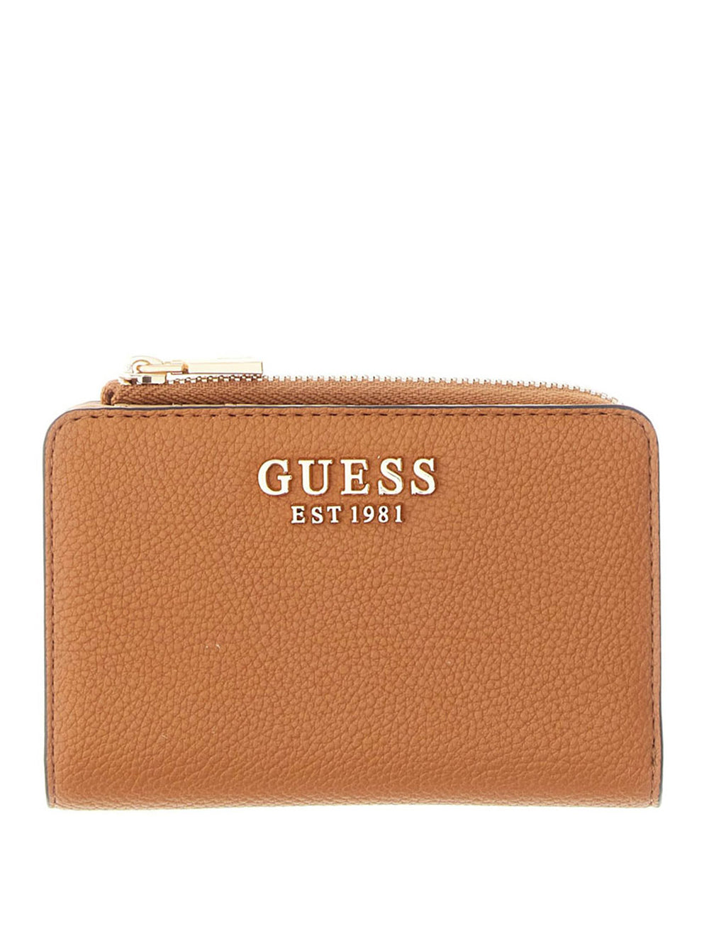 GUESS 1 USCITA Portafoglio Guess Laurel Zip Aroud - Cognac