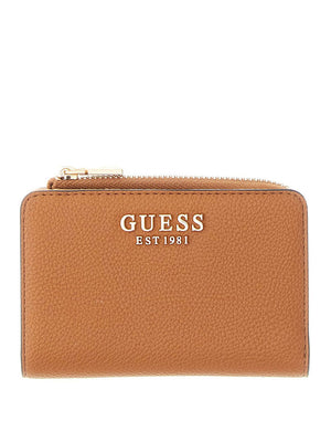 GUESS 1 USCITA Portafoglio Guess Laurel Zip Aroud - Cognac