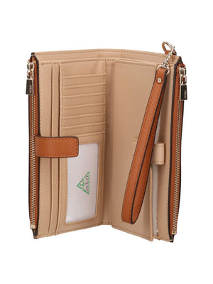 GUESS 1 USCITA Portafoglio Guess Laurel - Cognac