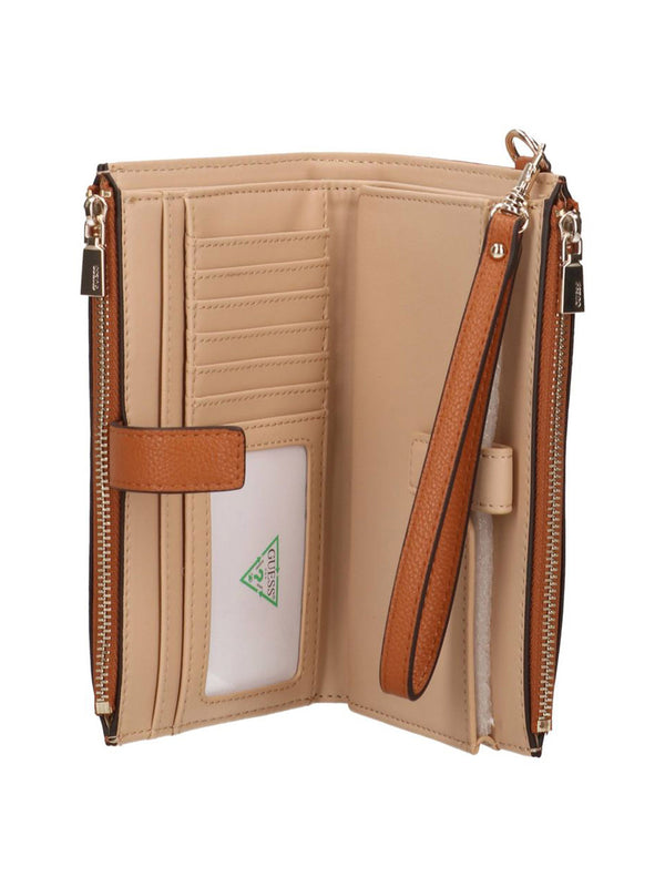 GUESS 1 USCITA Portafoglio Guess Laurel - Cognac