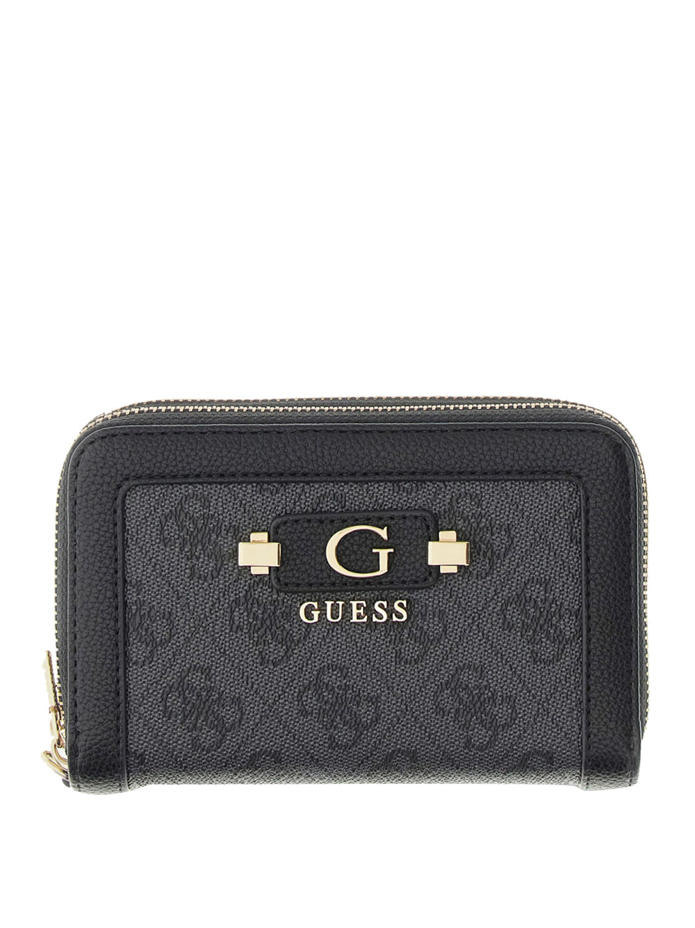 GUESS 1 USCITA Portafoglio Guess Lindsey Slg Med Double Zip - Coal