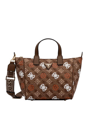 GUESS 1 USCITA Borsa A Mano Guess Eliette Logo Tote - Brown