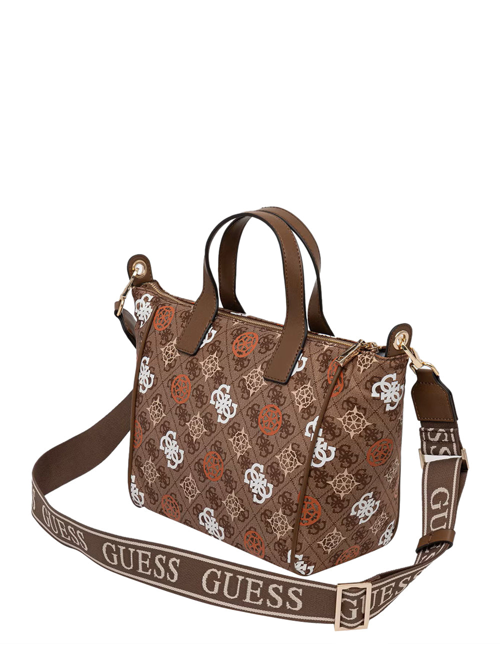 GUESS 1 USCITA Borsa A Mano Guess Eliette Logo Tote - Brown