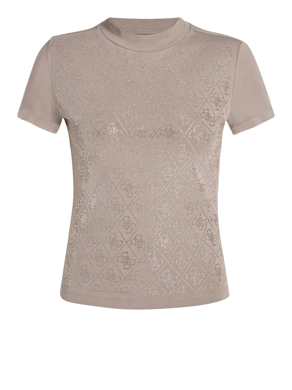 GUESS 1 USCITA T-Shirt Guess Stampa All Over 4G - Silk Taupe