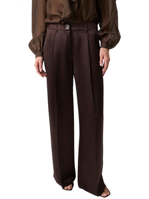 GUESS 1 USCITA Pantalone Palazzo Guess Flora Marrone Scuro