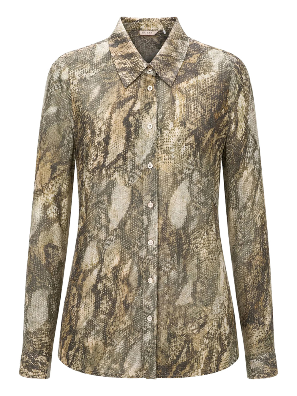 GUESS 1 USCITA Camicia Guess New Ls Clouis - Rustic Phyton