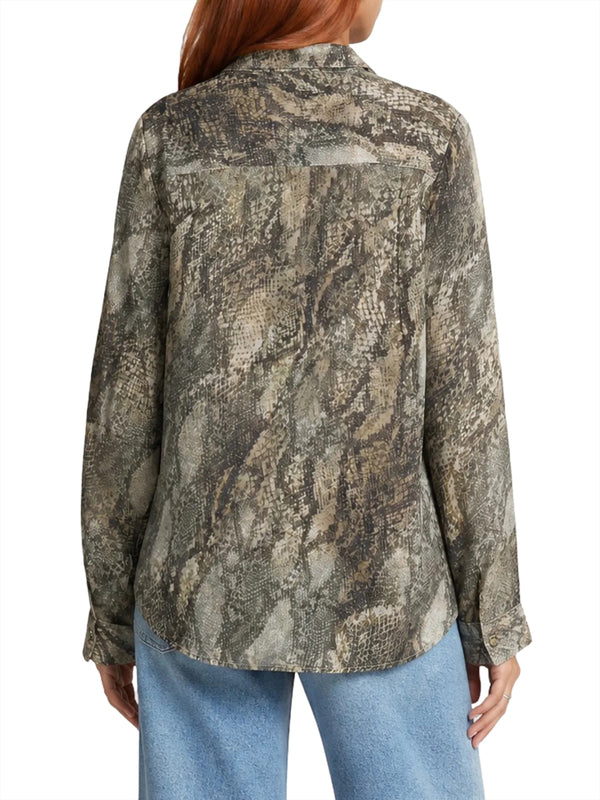 GUESS 1 USCITA Camicia Guess New Ls Clouis - Rustic Phyton
