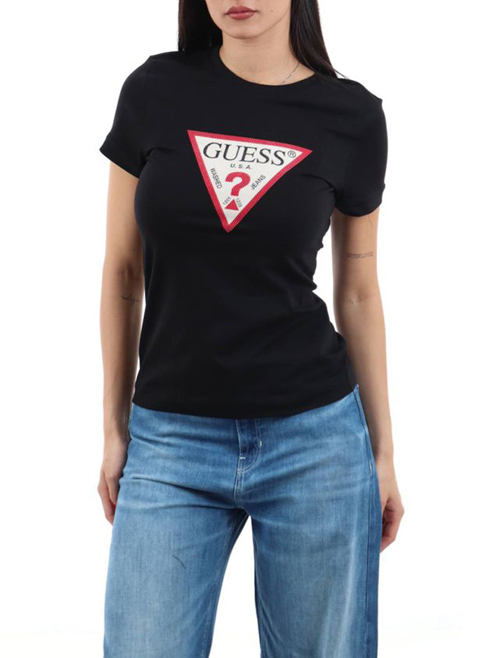 GUESS 1 USCITA T-Shirt Guess Original Hotfix Tee - Nero