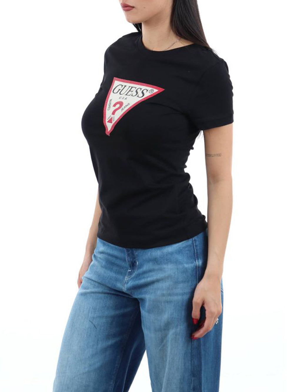 GUESS 1 USCITA T-Shirt Guess Original Hotfix Tee - Nero