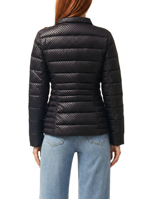 GUESS 1 USCITA Giubbotto Guess New Vona Block Embossed - Nero