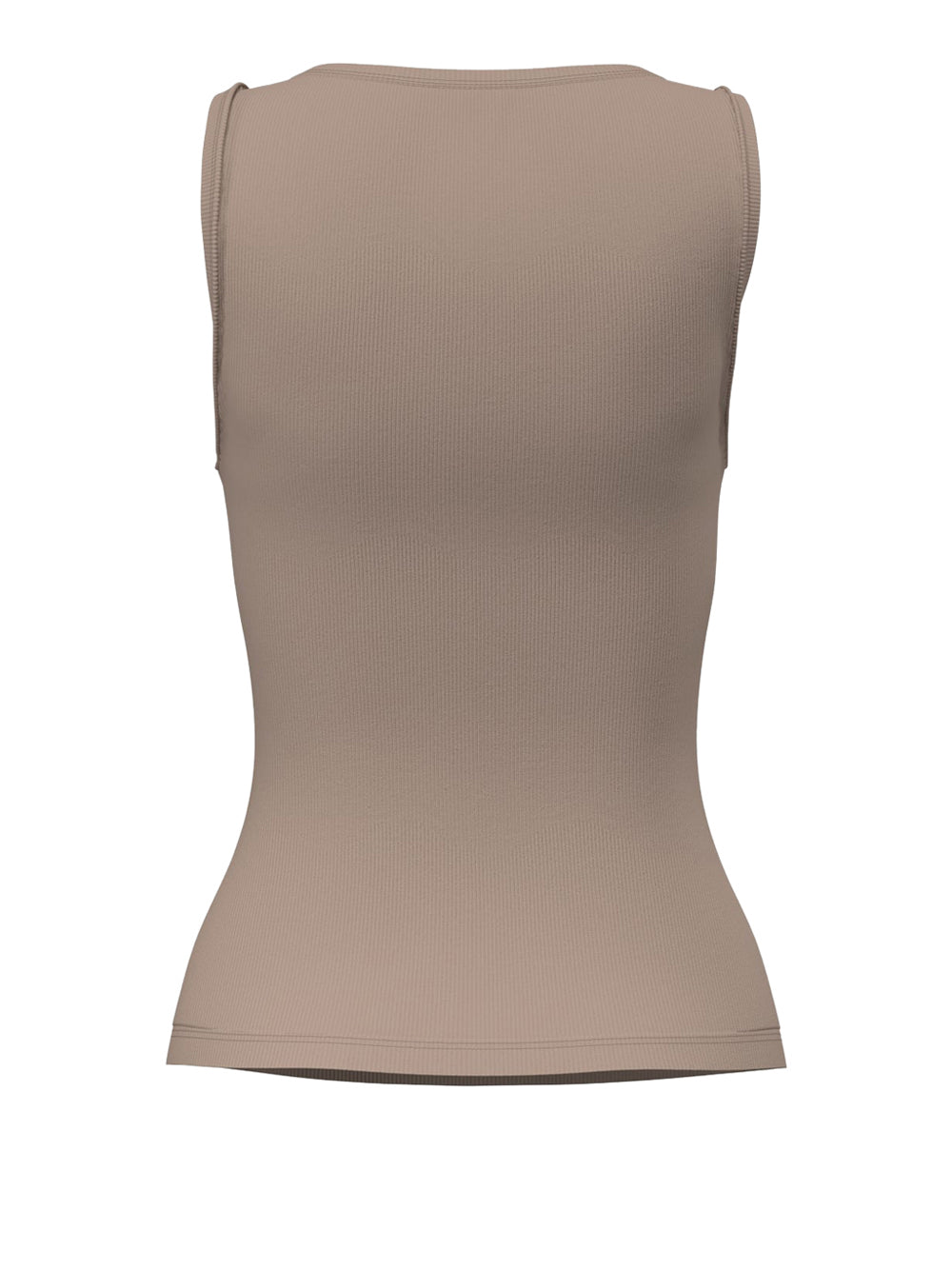 GUESS 1 USCITA Canotta Guess Malika Logo - Taupe