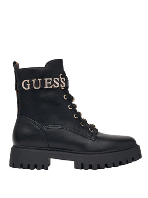 Guess Anfibi in Ecopelle Ficki Guess - Nero/Marrone