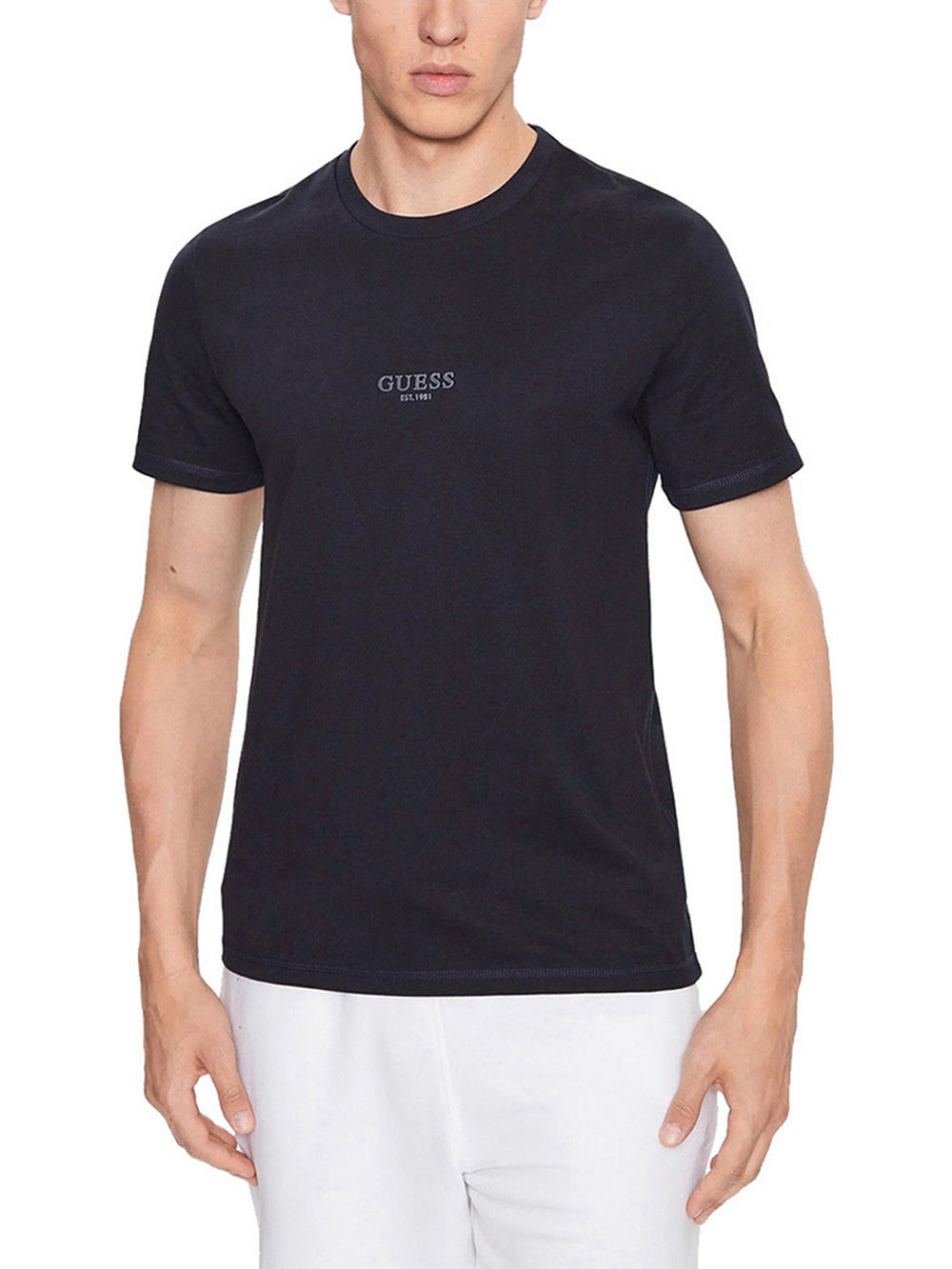 GUESS 2 USCITA T-Shirt Aidy Cn Ss Tee Uomo - Blu