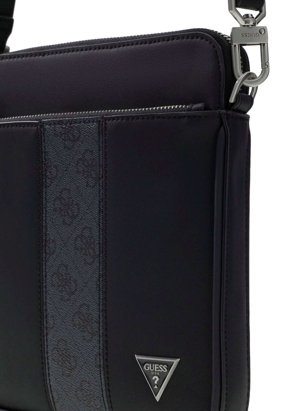 GUESS 2 USCITA Borsa A Tracolla Guess Sydney Flat Nero