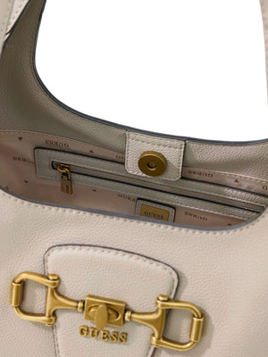 GUESS 2 USCITA Borsa Guess Sunset Small Hobo - Bianco/Rosa