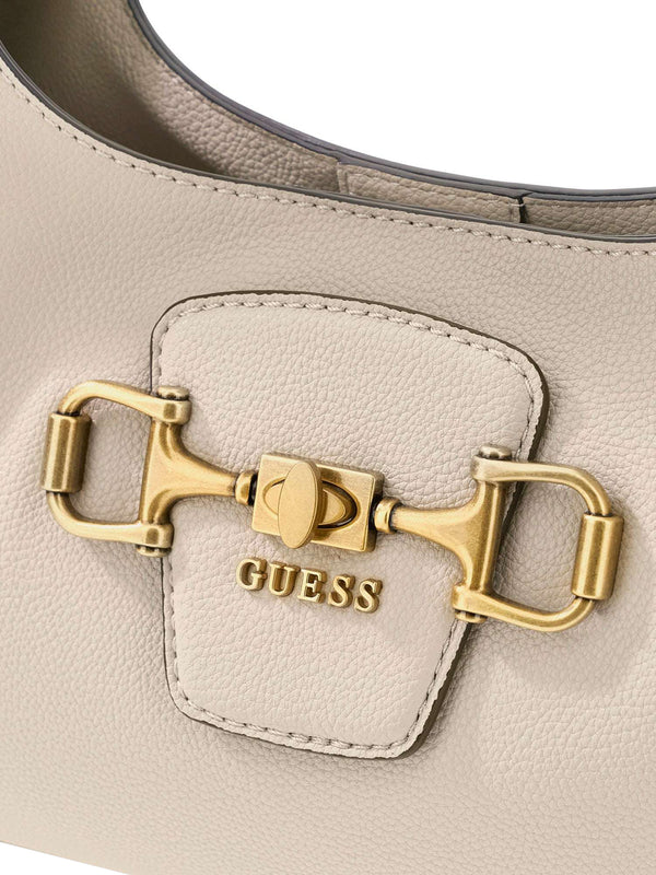 GUESS 2 USCITA Borsa Guess Sunset Small Hobo - Bianco/Rosa
