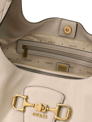GUESS 2 USCITA Borsa A Mano Guess Sunset Hobo -Bianco
