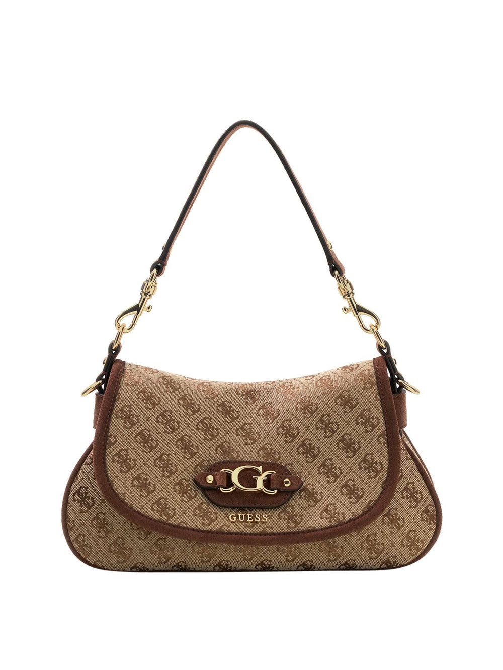 Guess Borsa a Tracolla Samantha Flap Guess - Marrone