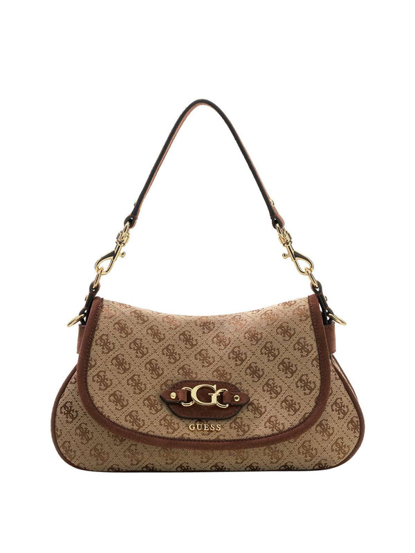 Guess Borsa a Tracolla Samantha Flap Guess - Marrone