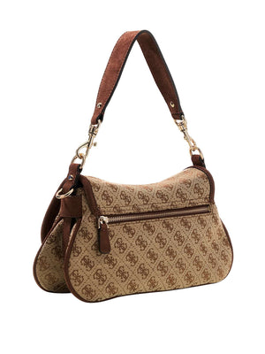 Guess Borsa a Tracolla Samantha Flap Guess - Marrone