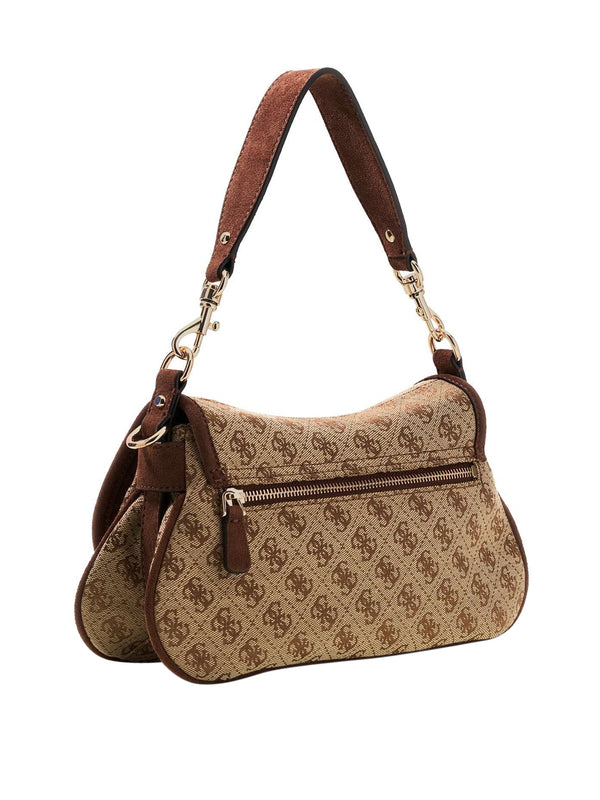Guess Borsa a Tracolla Samantha Flap Guess - Marrone
