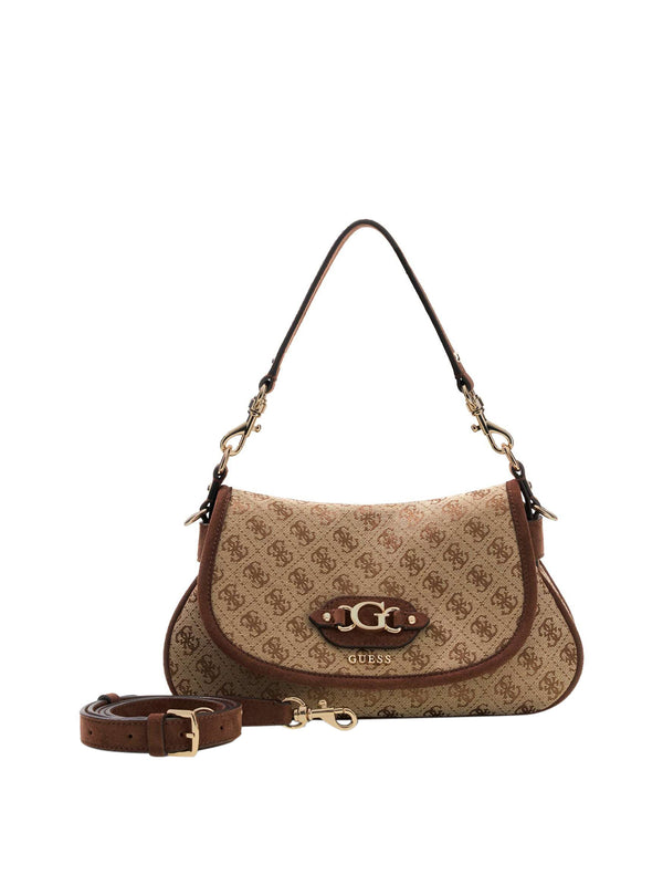 Guess Borsa a Tracolla Samantha Flap Guess - Marrone