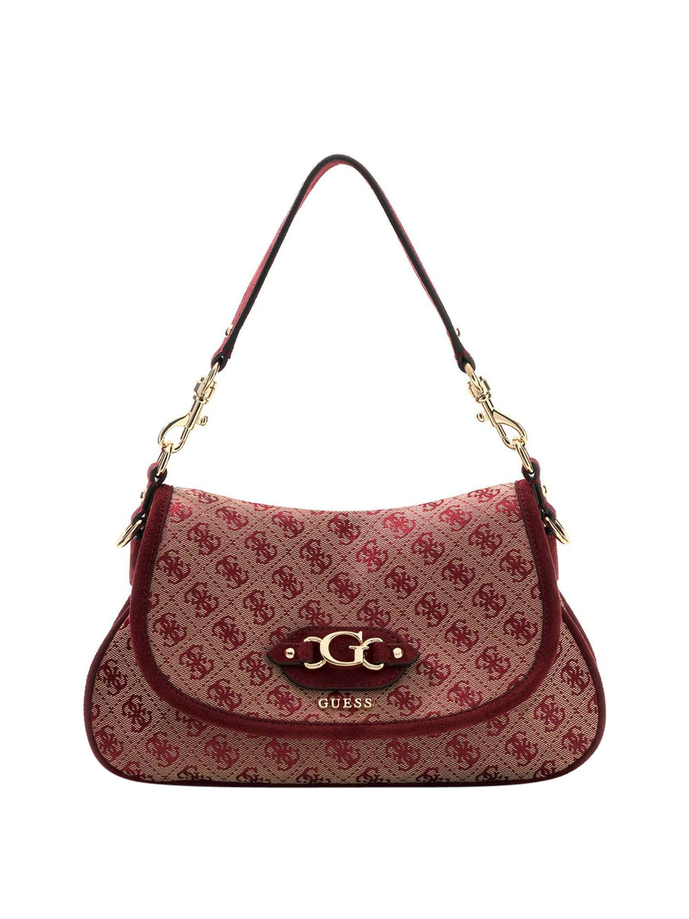GUESS 2 USCITA Borsa a Tracolla Samantha Flap Guess - Bordeaux
